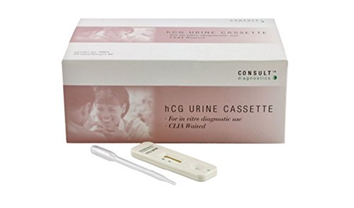 Rapid Diagnostic Test Kit CONSULT hCG Pregnancy Test Urine Sample CLIA Waived 25 Tests