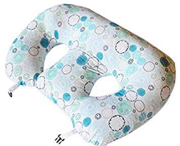 Twin Z Pillow + 1 Designer Blue Whimsy Cover + FREE Travel Bag!