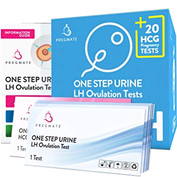 PREGMATE 100 Ovulation LH And 20 Pregnancy HCG Test Strips One Step Urine Test Strip Combo...