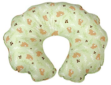 Leachco Cuddle-U Original Nursing Pillow, Green Bears