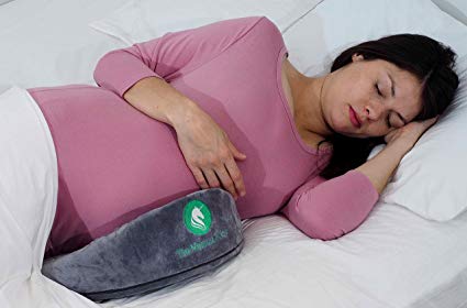 Tilvimote products Mumzzz Pregnancy Pillow Wedge for Belly, Back Support and Between Knees for Correct Spine Alignment