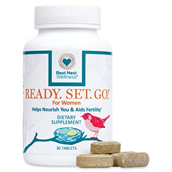 Ready. Set. Go! Best Nest Fertility Formula for Women | Methylfolate, Methylcobalamin,...