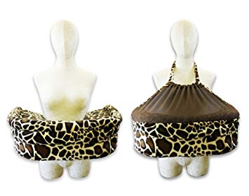 San Diego Bebe - ECO Deluxe Nursing Pillow With Matching Privacy Cover Giraffe