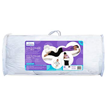 Baby Works Maternity & Beyond 3-in-1 Pillow with Bamboo Pillowcase