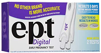 EPT Digital Early Pregnancy Test - Box of 2 Tests