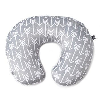 Minky Nursing Pillow Cover | Arrow Pattern Slipcover | Best for Breastfeeding Moms | Soft Fabric Fits Snug...