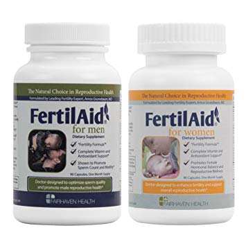 Fertilaid for Men and FertilAid for Women Combo (1 Month Supply)