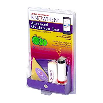 KNOWHEN Advanced Saliva Ovulation Predictor Test Kit with Fertility Monitor App, Reusable Daily with 98.9%...