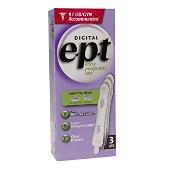 e.p.t. Digital Early Pregnancy Tests, 3 Each
