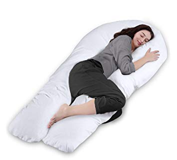 Queen Rose 65in Pregnancy Pillow- Full Body Maternity Body Pillow for Pregnant Women with Washable...
