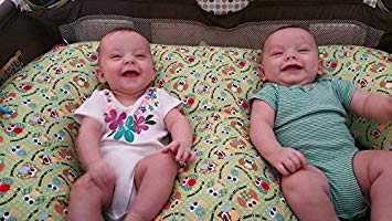 THE TWIN Z PILLOW - Waterproof OWLS Pillow - The only 6 in 1 Twin Pillow Breastfeeding, Bottlefeeding,...