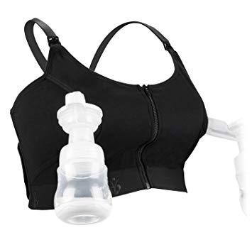 Hands-Free Pumping and Nursing Bra Adjustable Breast-Pumps Holding Bra by Momcozy -...