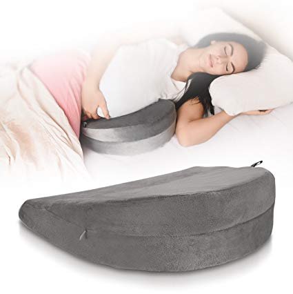 Pregnancy Wedge Pillow for Maternity – Unparalleled Support – Relieves Pain – Supports Your Belly, Back, Leg, Hip & Knees – Memory Foam Pillow - Compact & Portable – Comfortable – Washable Cover