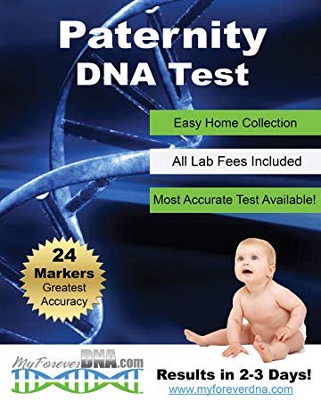 **Home Paternity DNA Test** Easy Home Collection -- 24 DNA Markers for GREATEST ACCURACY Available!