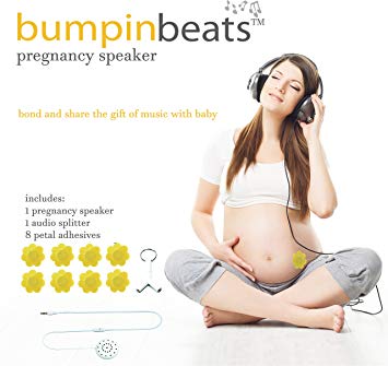 bumpinbeats Pregnancy Speaker. Play Music and Sound on Moms Belly. Includes 1 Speaker, Audio...