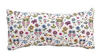 Prop 'em Up Nursing Assist Pillow Baby's Head Size, White with Owls